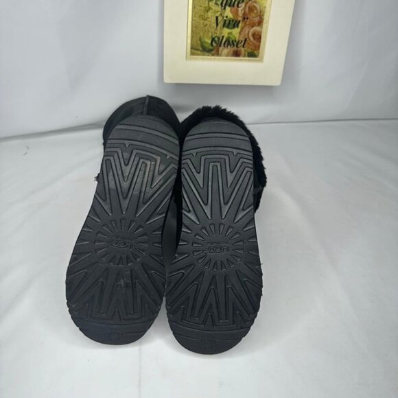 Ugg Australia Black Classic Tall Sheepskin Boots # 5815 Size 8 - Picture 8 of 10